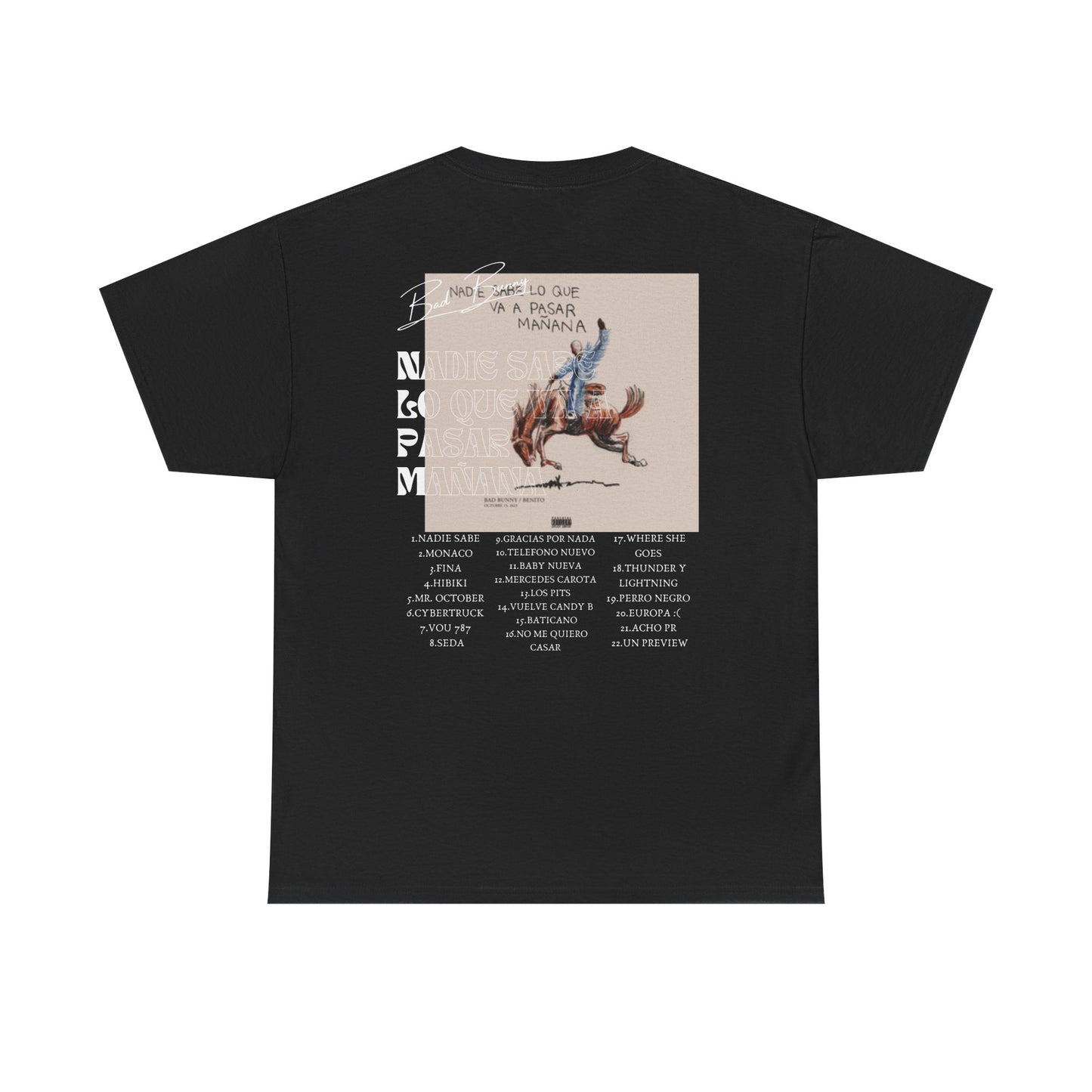 nadie sabe lo que va a pasar mañana-Bad Bunny